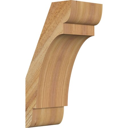 Ekena Millwork 6"W x 8"D x 16"H Olympic Rough Sawn Knee Brace, Western Red Cedar BRC06X08X16OLY00RWR